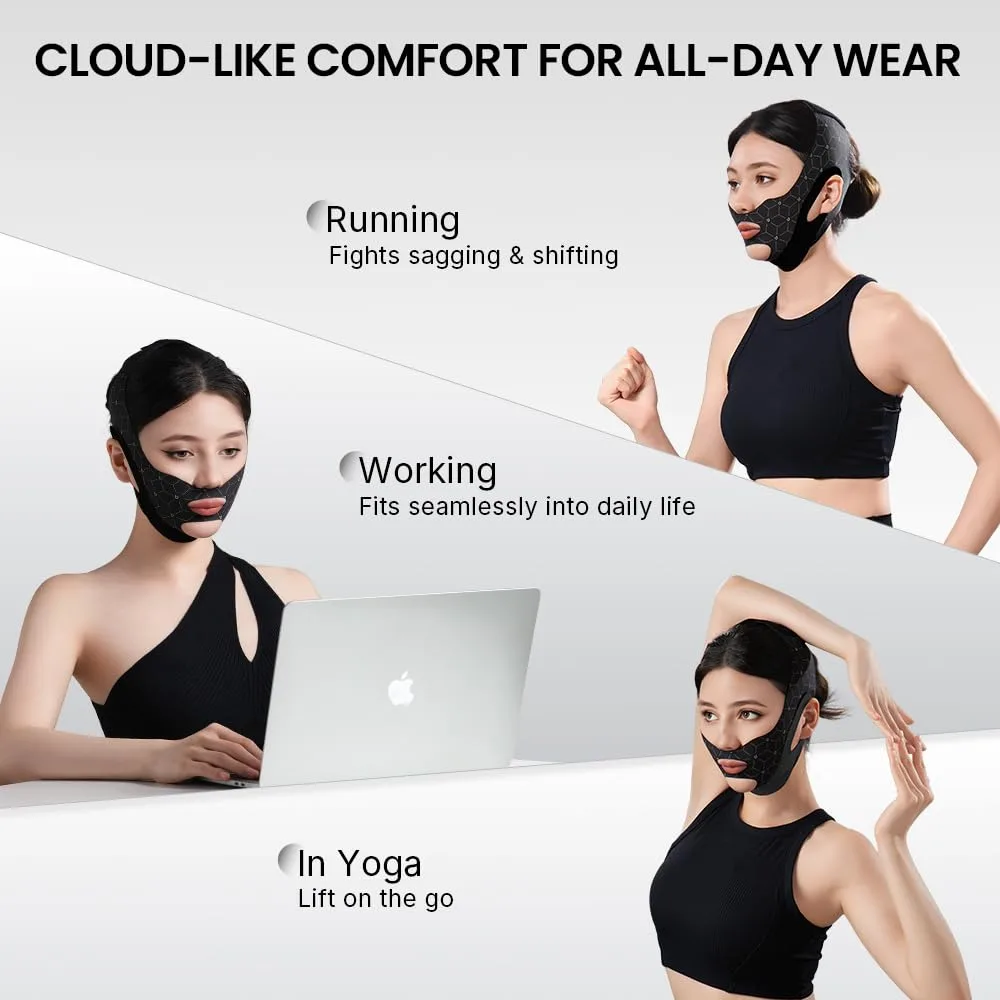 Double Chin Reducer, Face Lifting Tapes, Jawline Shaper Chin Strap