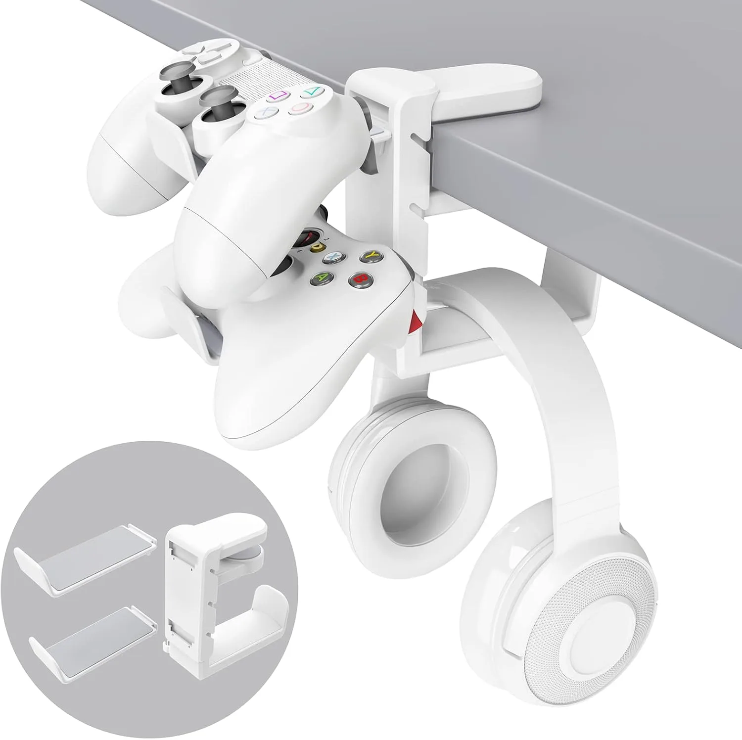 Soporte para audífonos Eurpmask 3 en 1 con 2 soportes para controles