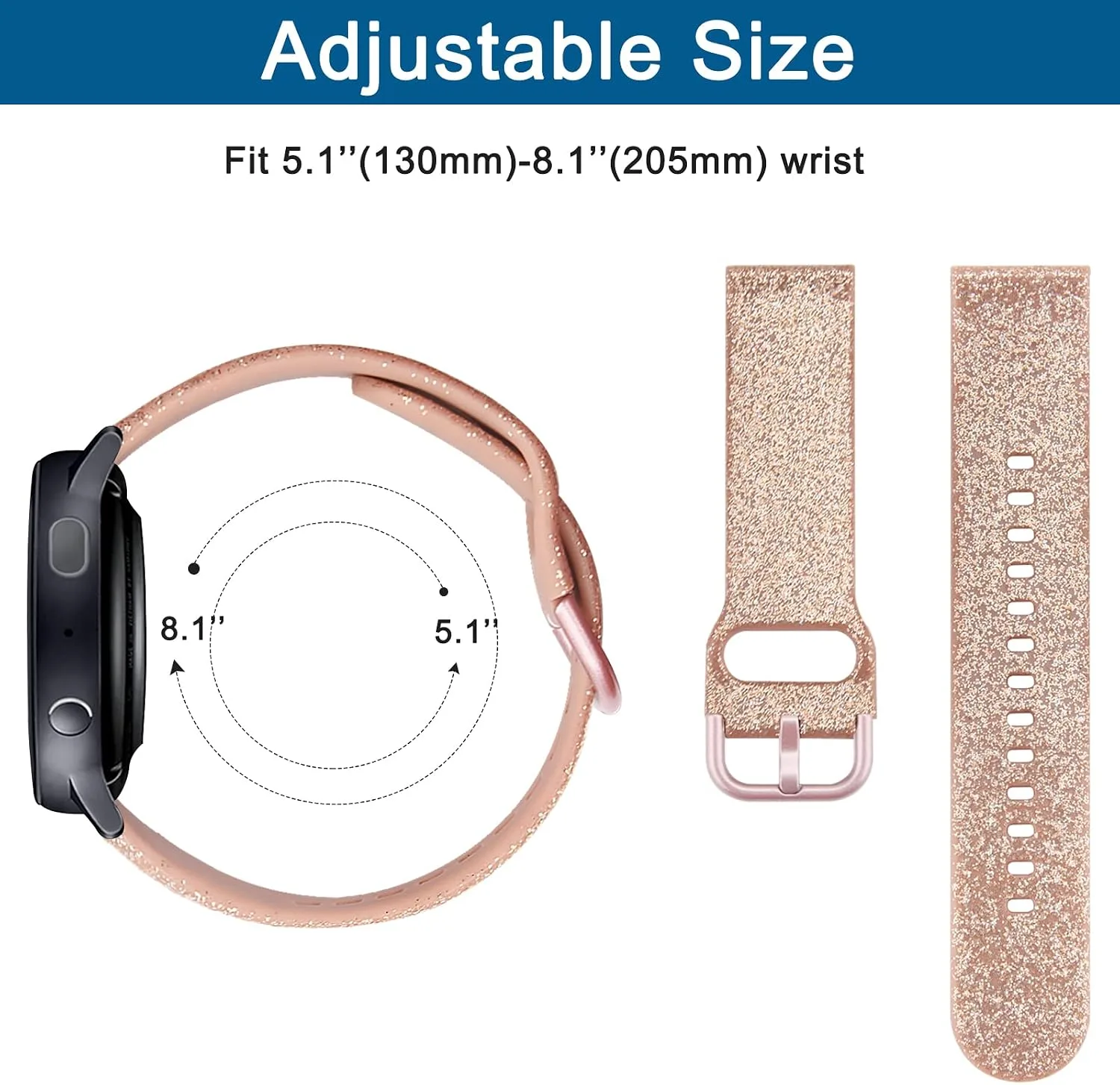AK Band for Amazfit GTS 4 / GTS 4 Mini / GTS 3 / GTS 2 / GTS 2e / GTS 2 mini / GTS / GTR mini Bands, 20mm Soft Replacement Sport Strap for Amazfit Bip 3 / Bip 3 Pro / Bip U Pro / Bip / Bip Lite / Bip S / Bip S lite / Bip U Smart Watch Women Men