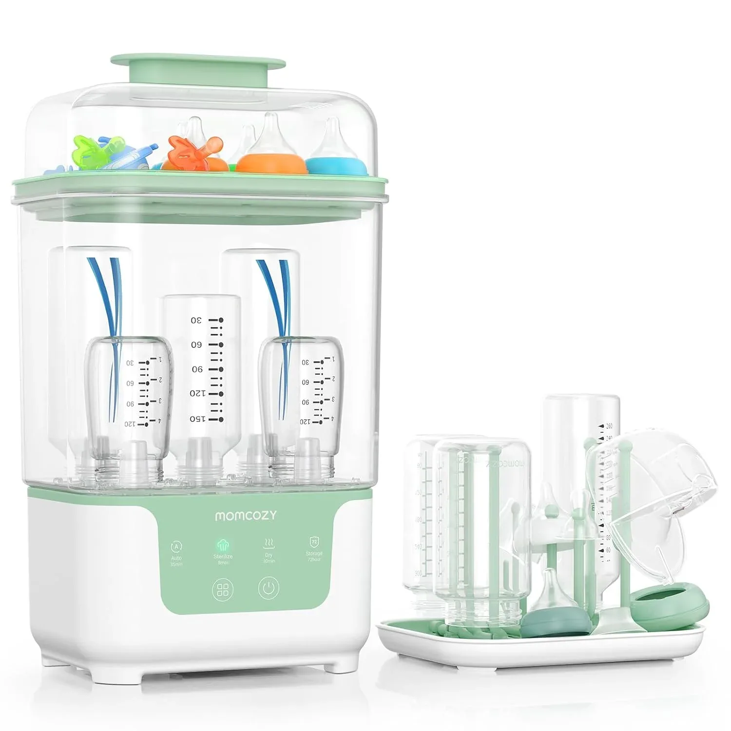 Esterilizador y Secador de Biberones Momcozy 4 en 1 Compacto Modular