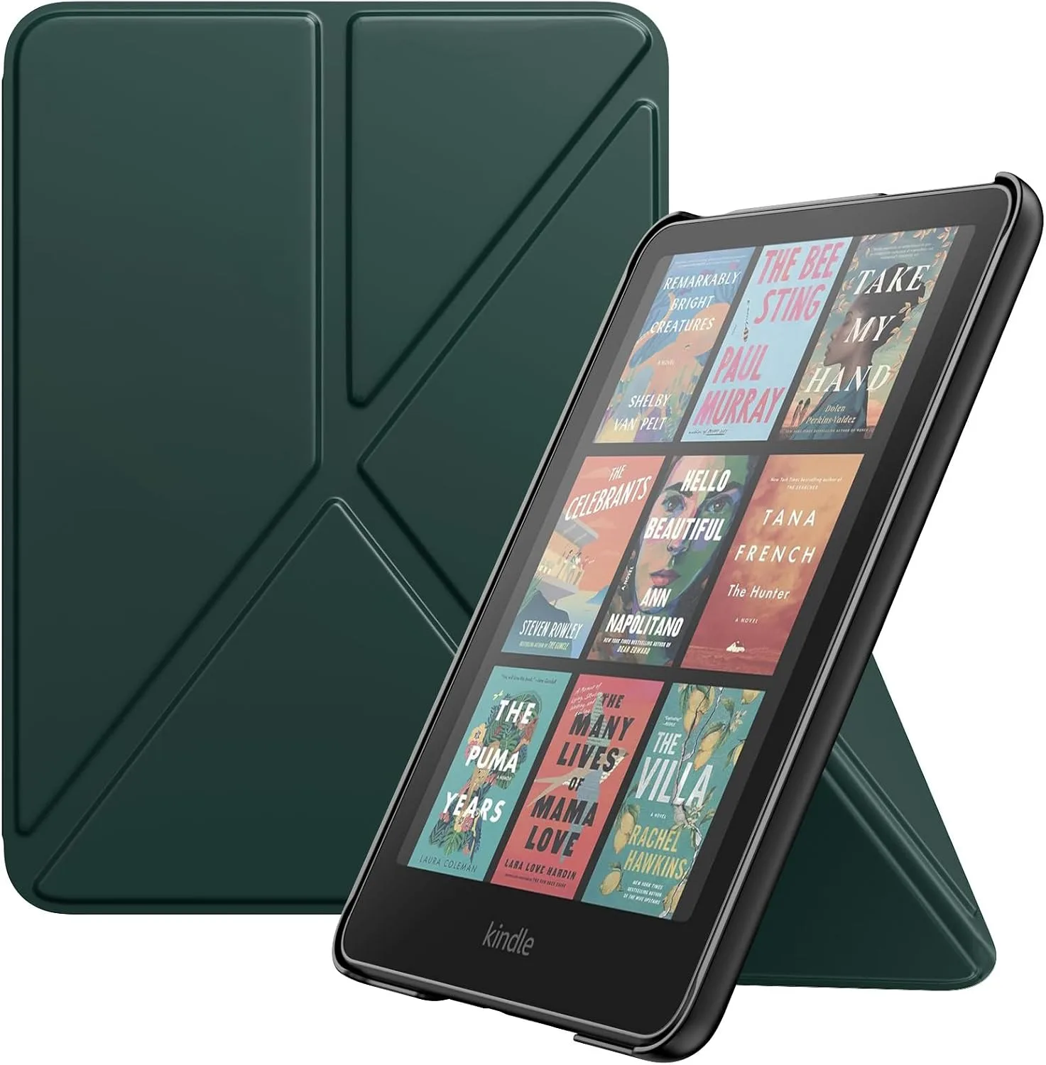 MoKo Case for 7" Kindle Paperwhite 12th Generation 2024, Midnight Green
