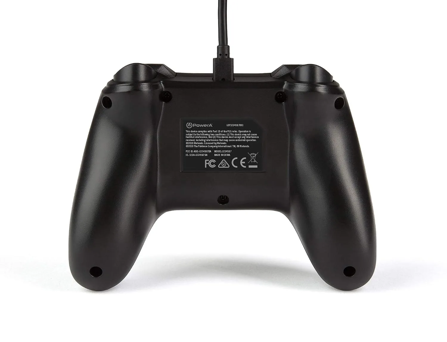 PowerA Nintendo Switch Wired Controller - Black, Detachable 10ft USB Cable, No Battery Required, Officially Licensed By Nintendo