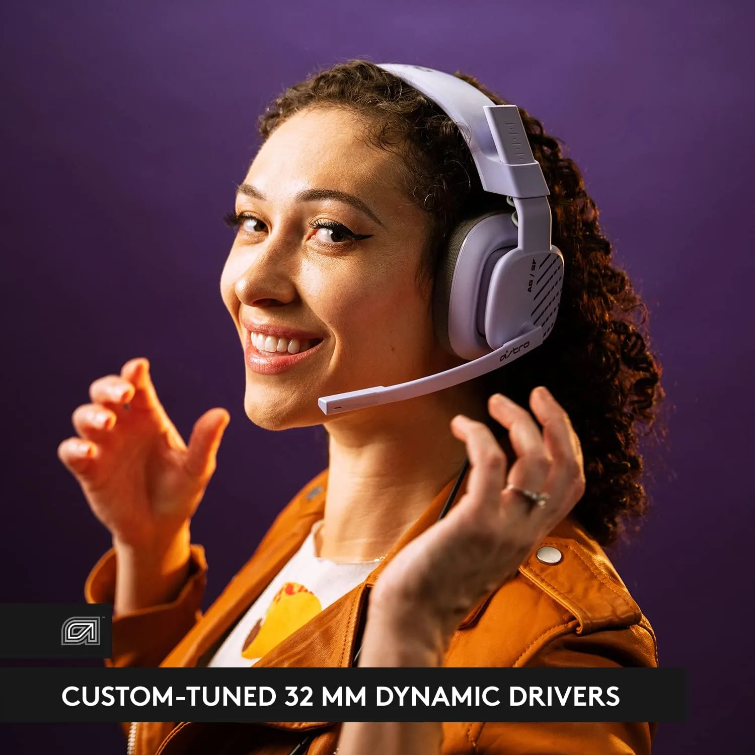Logitech G Astro A10 Gen 2 Cross-Platform Wired Gaming Headset - Lilac