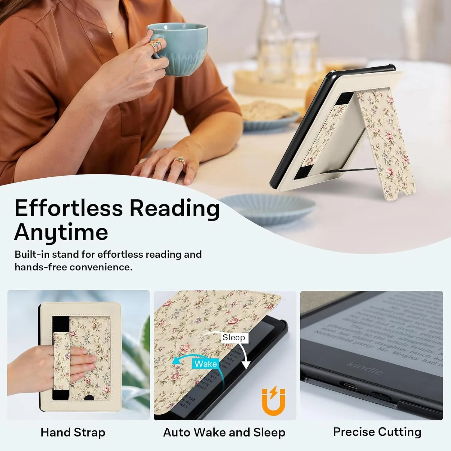 CoBak Case for 7" Kindle Paperwhite 12th Gen 2024 and Kindle Colorsoft
