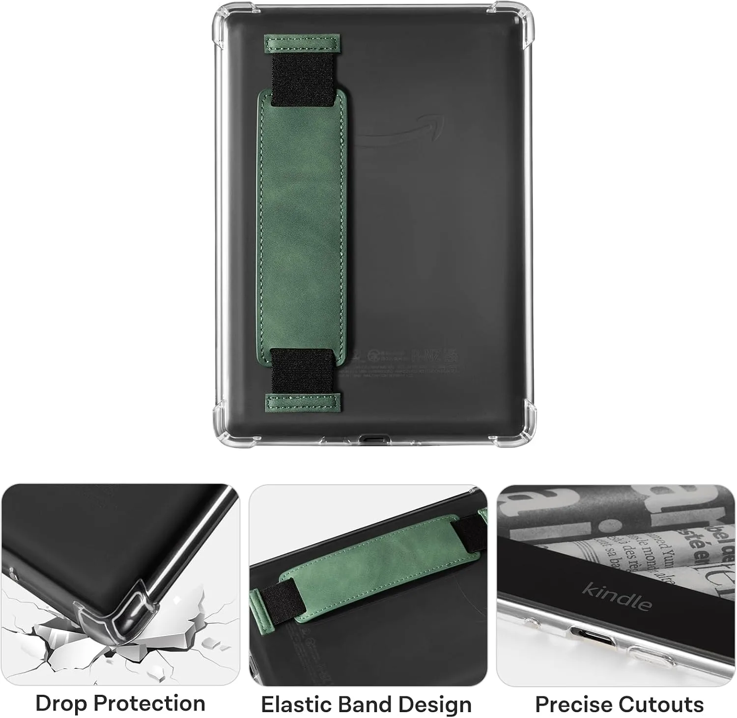 iDLEHANDS Clear Case for 6" Kindle 2024 and 2022 (11 Generation) - Ultra-Slim Soft TPU Transparent Cover, Lightweight & Durable Protection