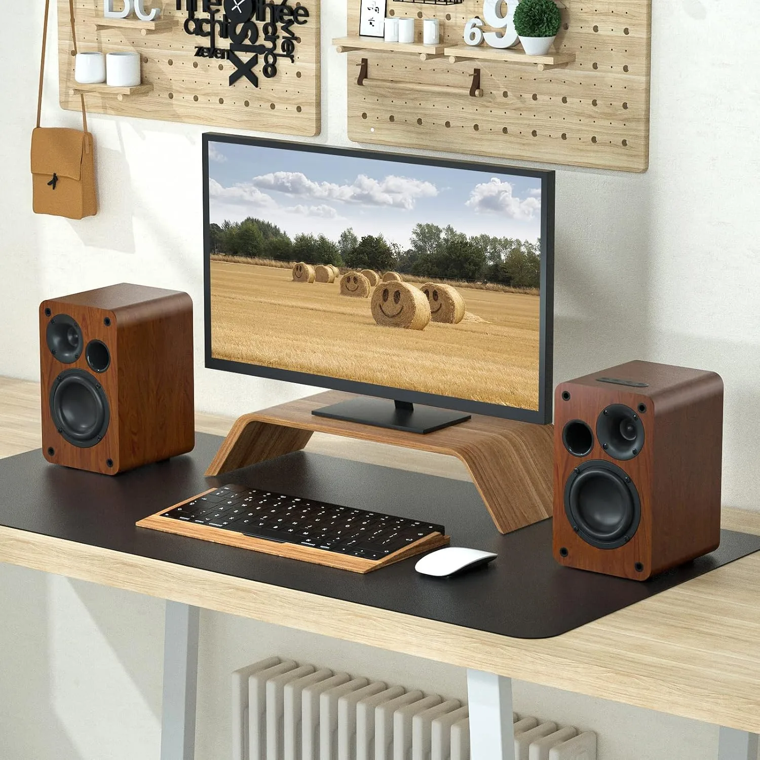 Saiyin Powered Bluetooth Bookshelf Speakers