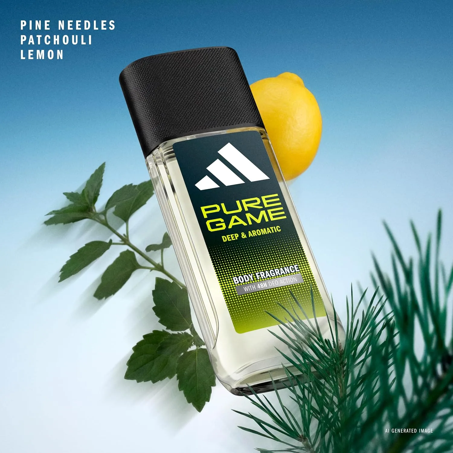adidas Giftset Pure Game, Ice Dive and Dynamic Pulse Body Fragrance (75ml, 2.5fl oz), for him, Notes of Rosemary, Lemon, Peppermint, and Grapefruit, Men's Fragrance, Long Lasting, Sporty Fragrance