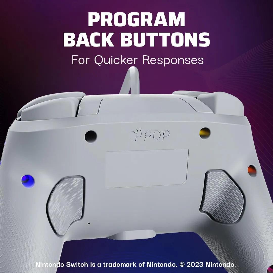 PDP Afterglow Wave Wired RGB Gaming Controller for Nintendo Switch 2, Lite
