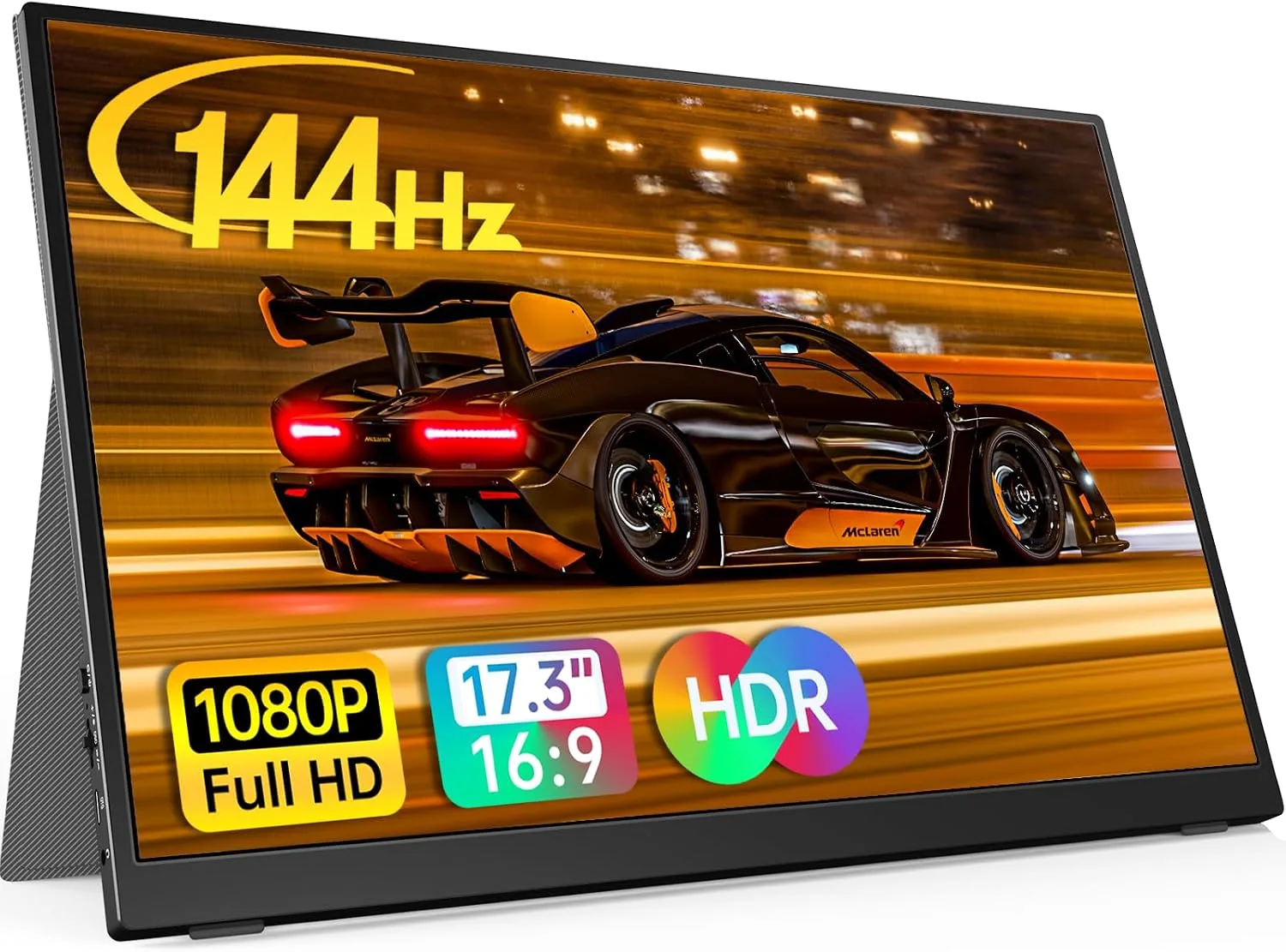Anyuse 17.3" FHD 144Hz IPS USB-C HDMI Portable Monitor