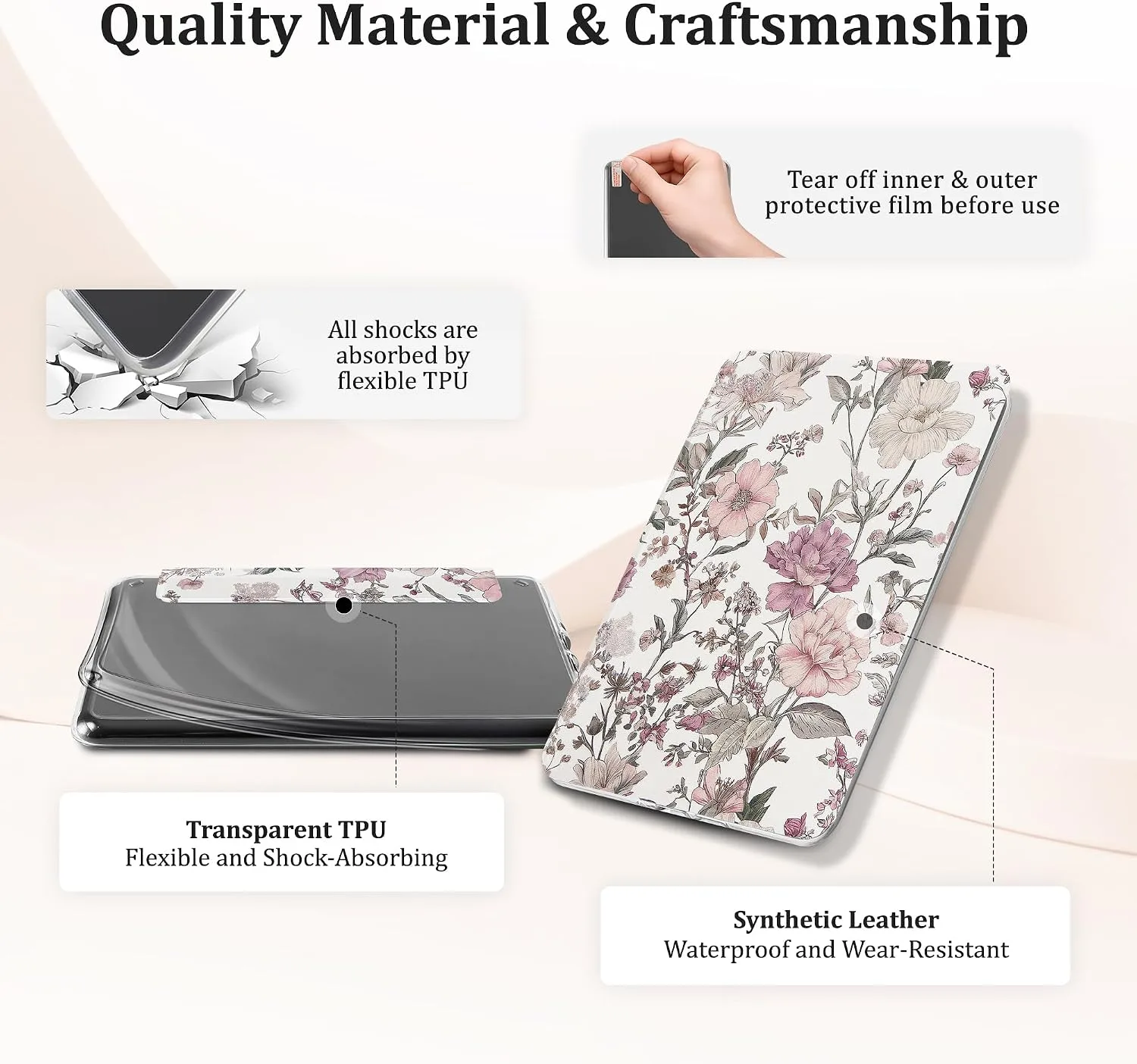 SESENSE Magnetic Case for 7'' Kindle Paperwhite 12th Gen 2024 & Colorsoft