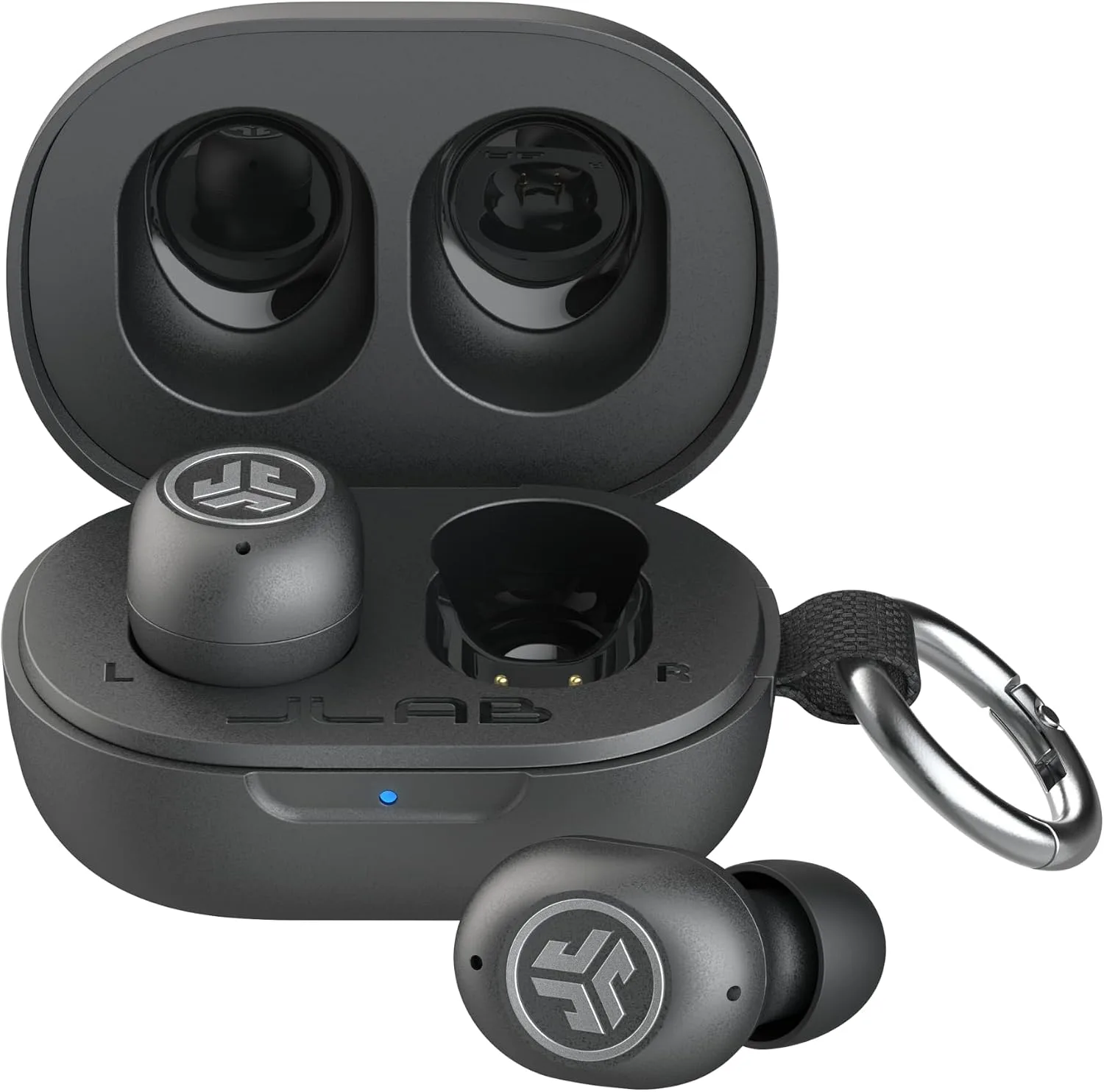 JLab JBuds Mini ANC True Wireless Earbuds with Apple Find My, Black