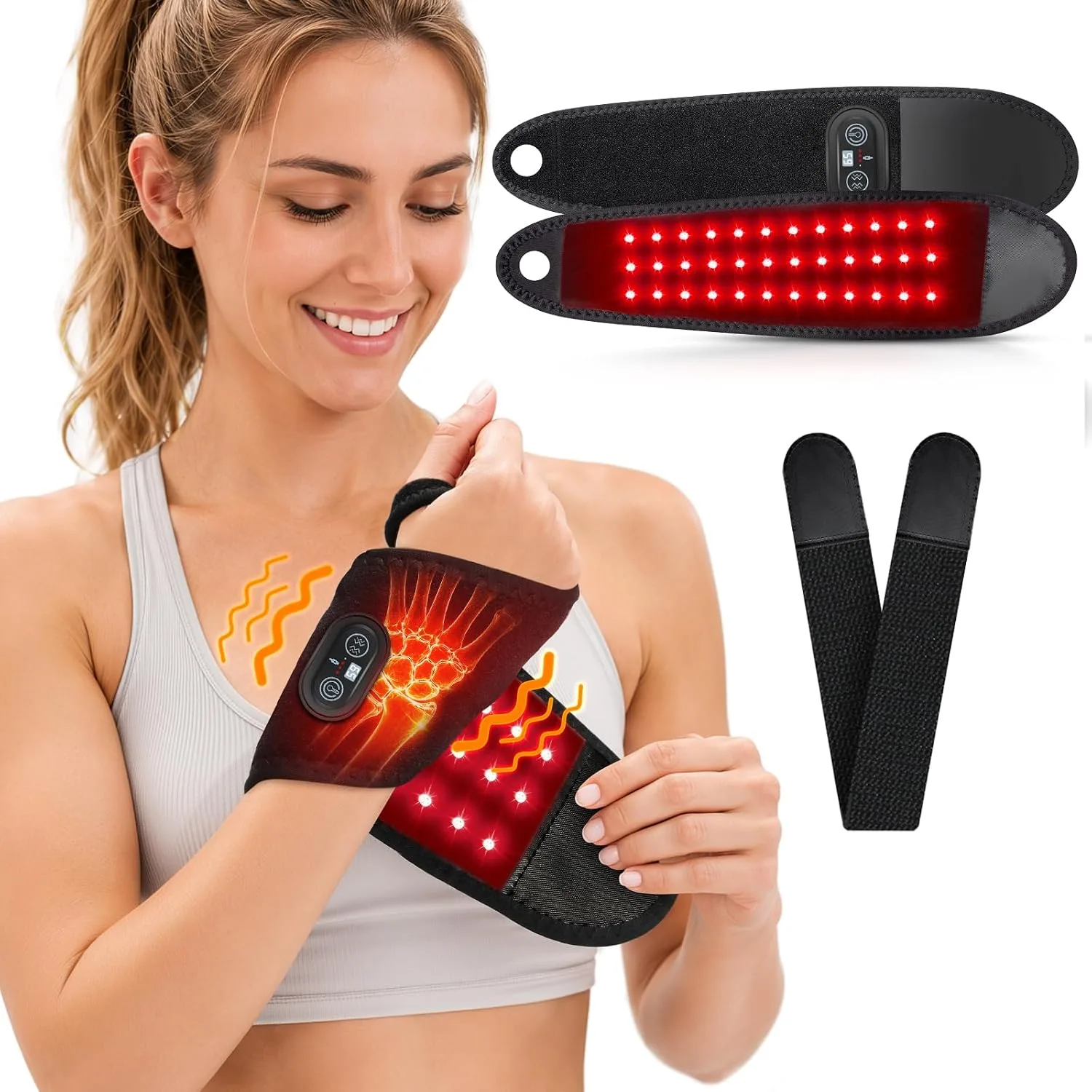 Almohadilla Terapéutica Relexnow para Muñeca con Luz Roja 3000mAh