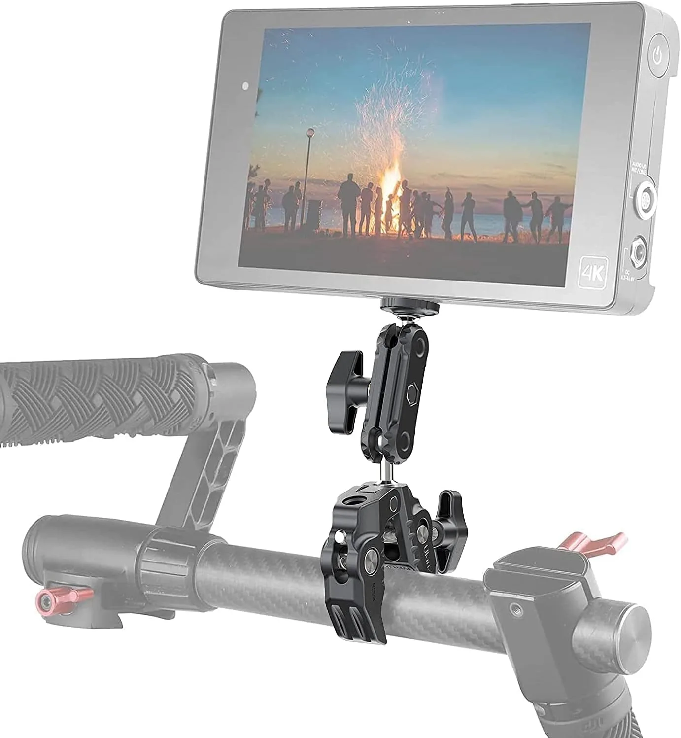 ULANZI Super Clamp Camera Clamp Mount Monitor 360° Ballhead MagicArm Double