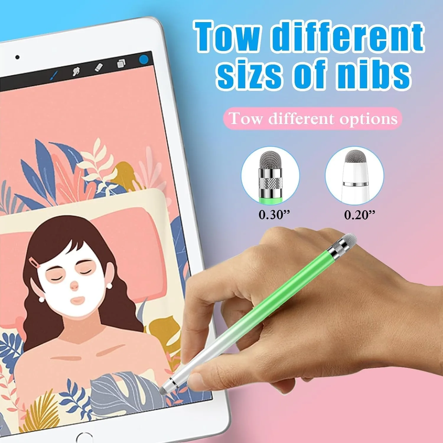 Bopomofo 5PCS Stylus Pen for Touchscreen,High Sensitivity & Precision