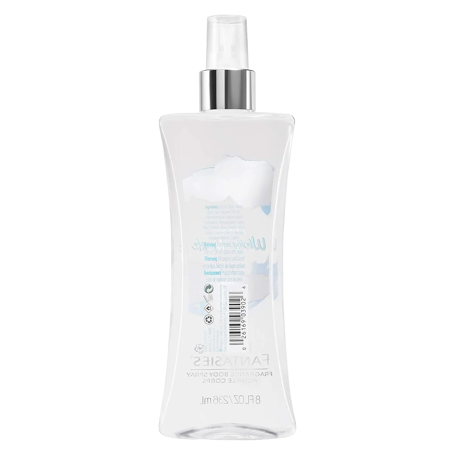 Body Fantasies Signature Fragrance Body Spray, Fresh White Musk, 8 Fluid Ounce (Pack of 2)