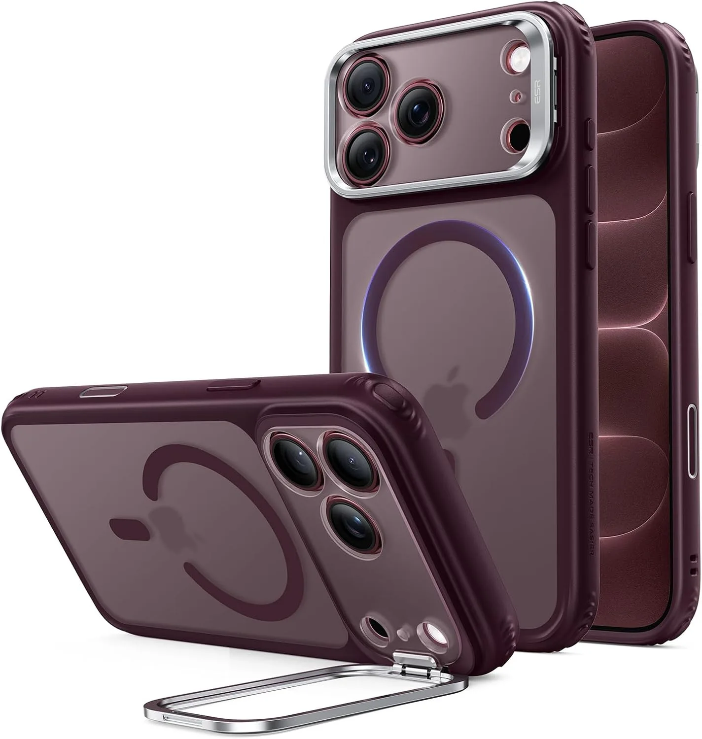 ESR Classic Hybrid for iPhone 18 Pro Max/17 Pro Max Case with Flex Stand