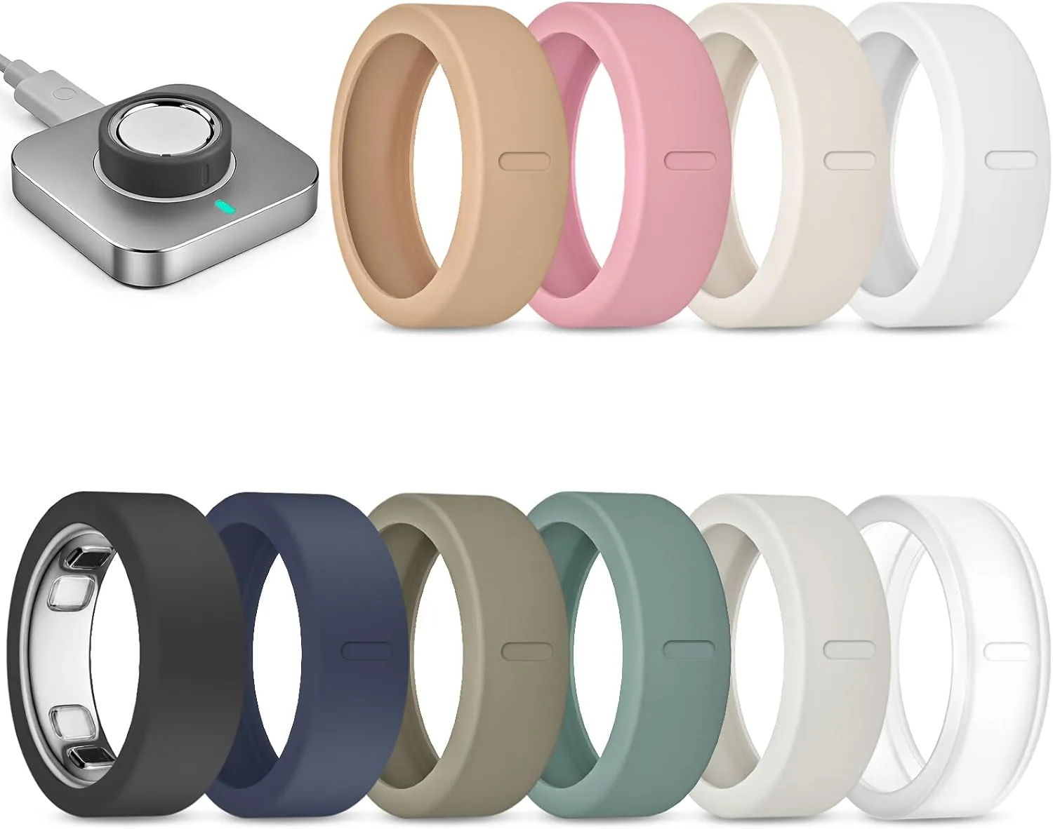 Protector para anillo Sylacor compatible con Oura Ring 5 10 unidades