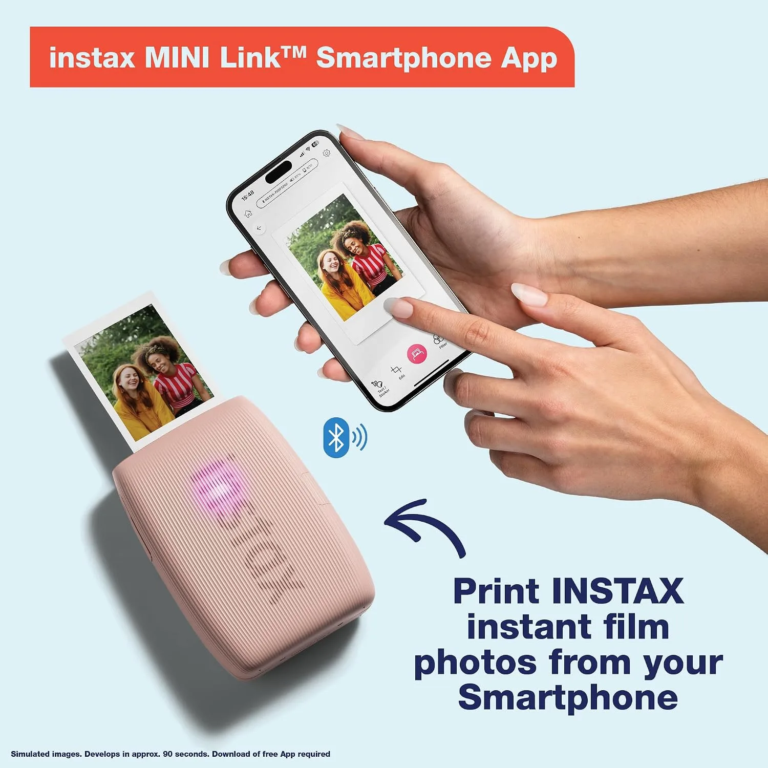 Fujifilm Instax Mini Link 3 Smartphone Printer - Sage Green