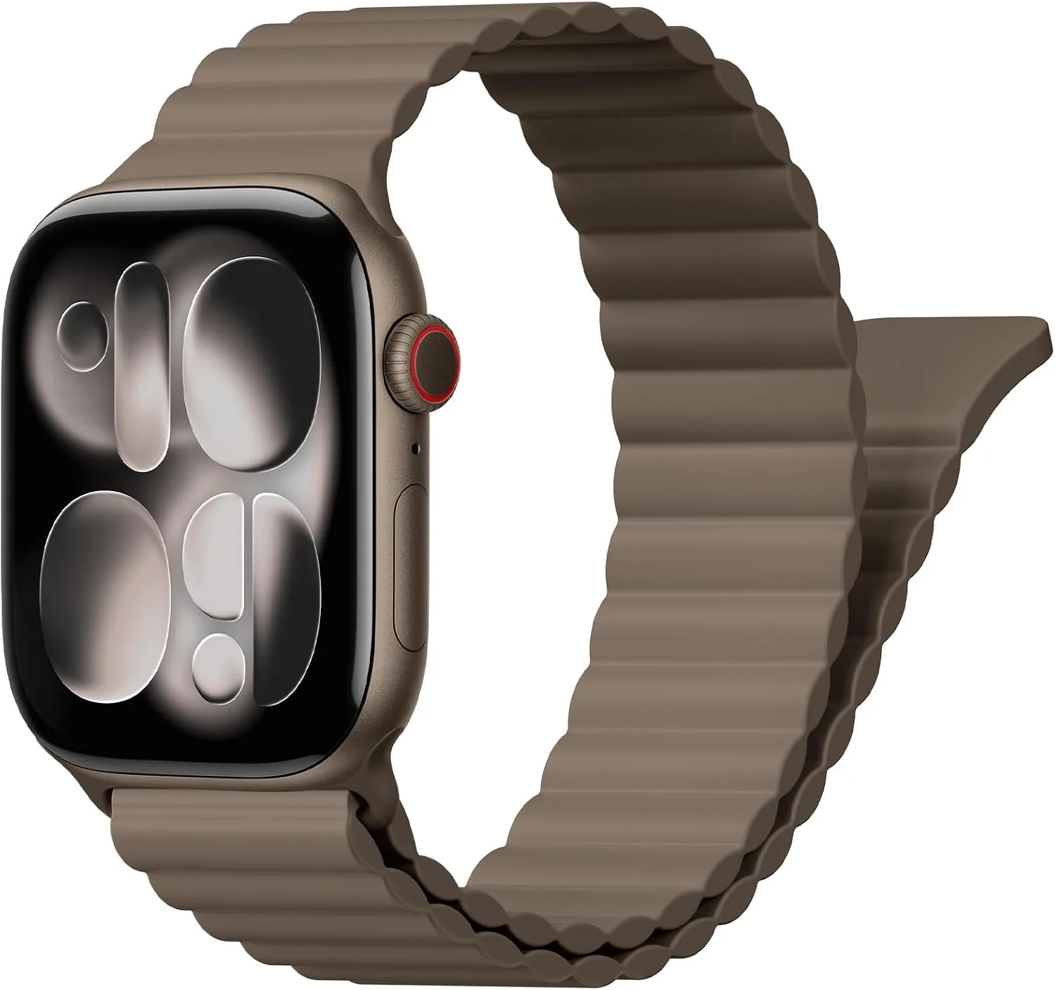 Correa magnética deportiva para Apple Watch 38-49mm BXUXOHS silicona