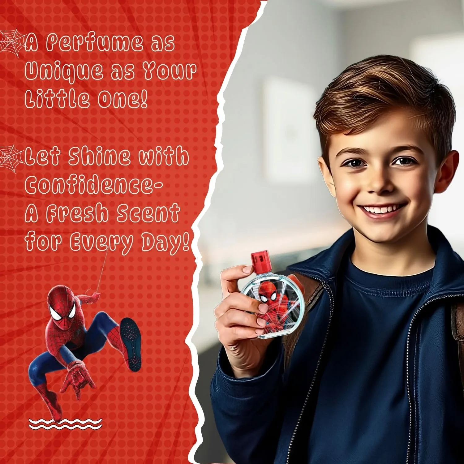 Spiderman Eau de Toilette Spray, Ultimate, 3.4 Ounce