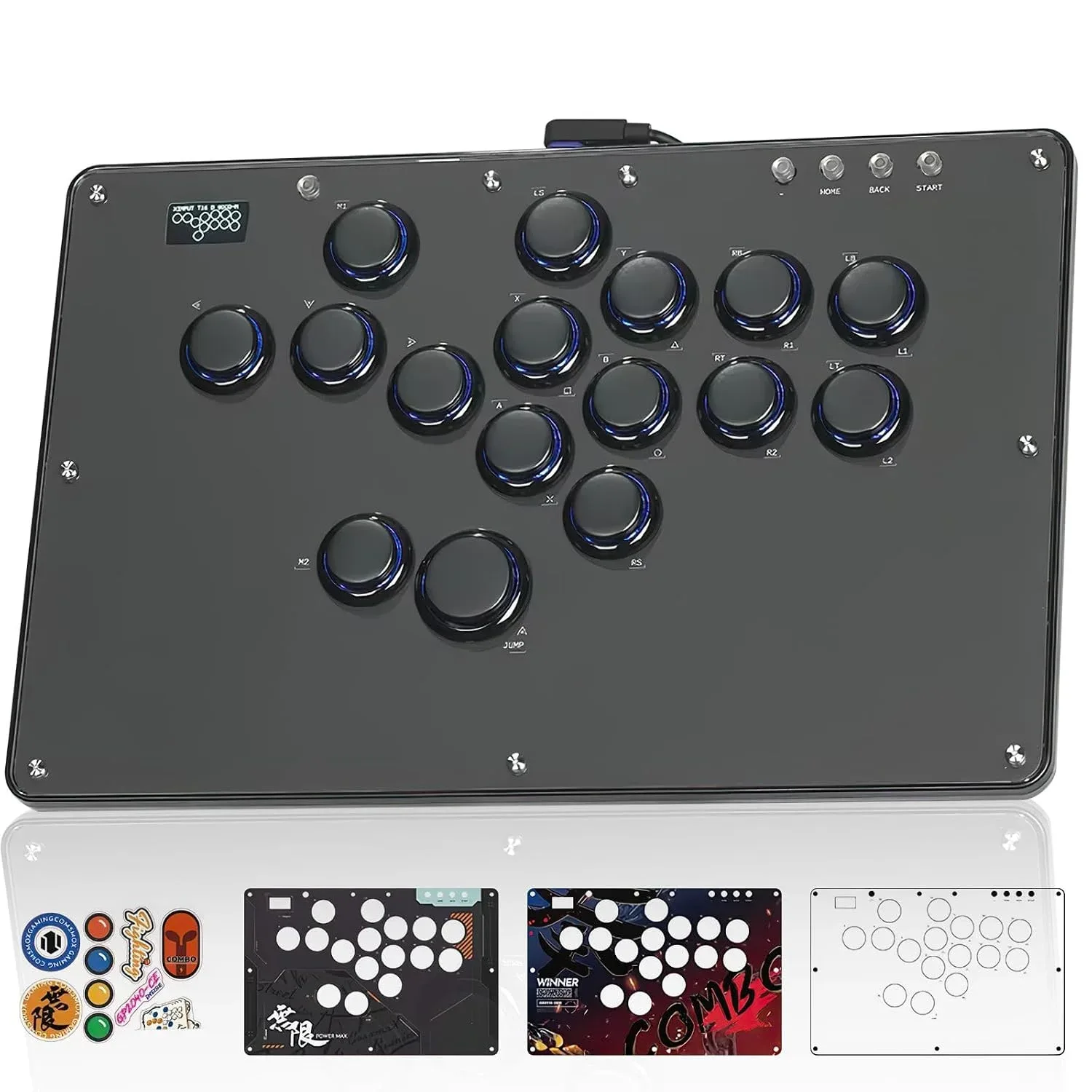 Control Arcade Sehawei U16 Leverless Hot-Swap 16 botones