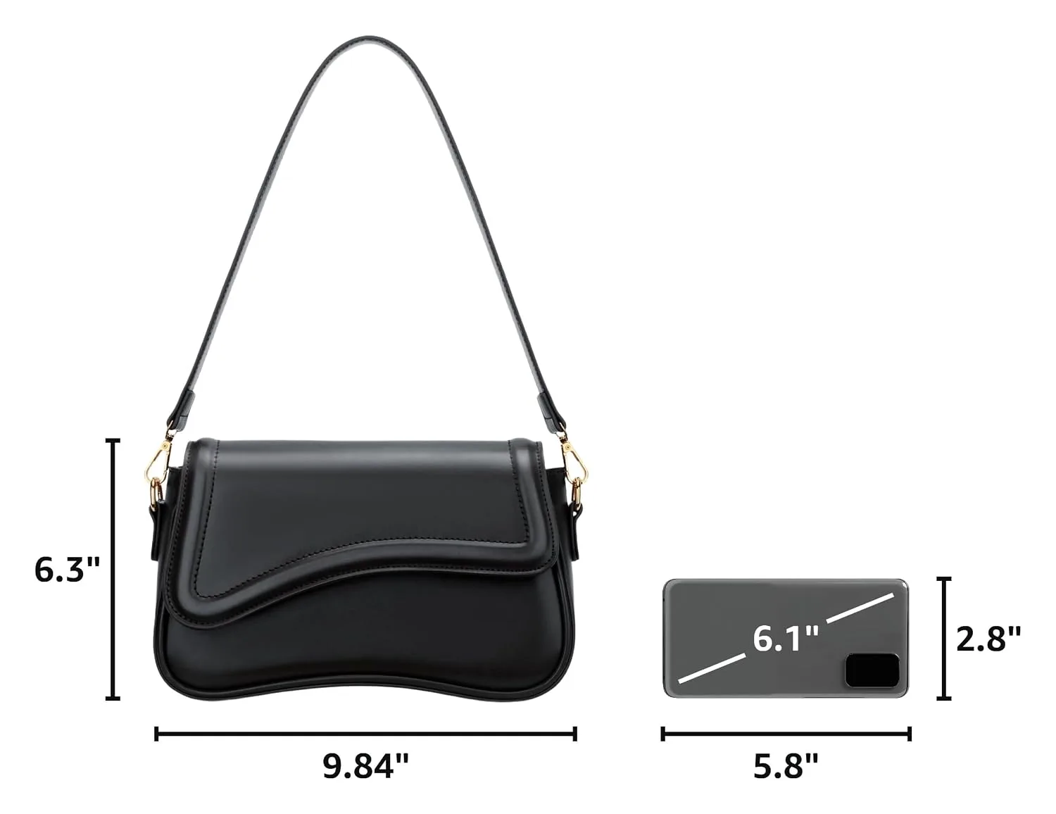 KKXIU Shoulder Bag for Women Small Hobo Handbags Cute Mini Clutch Purses