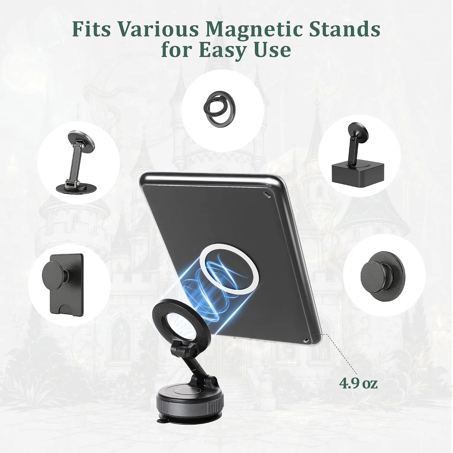 Magnetic Book Cover Case for 7'' Kindle Paperwhite & Colorsoft
