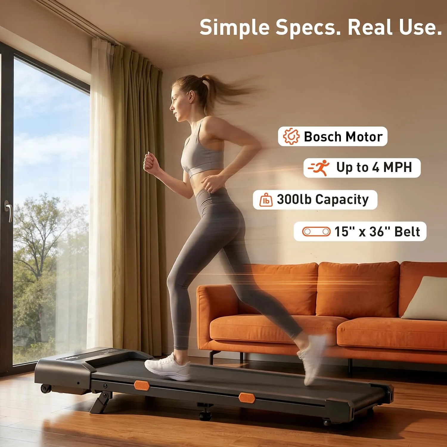 Cinta de correr Cybergoing T10 Walking Pad con tecnología Bosch®