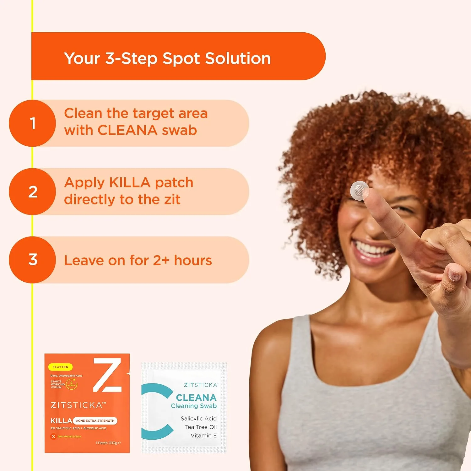 ZitSticka Killa Acne Extra Strength Microdart Pimple Patches For Face, 20Ct