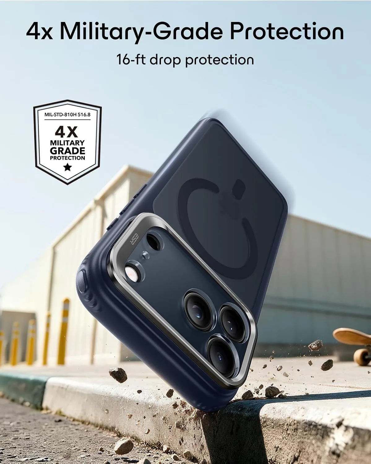 ESR Classic Hybrid for iPhone 18 Pro Max/17 Pro Max Case with Flex Stand