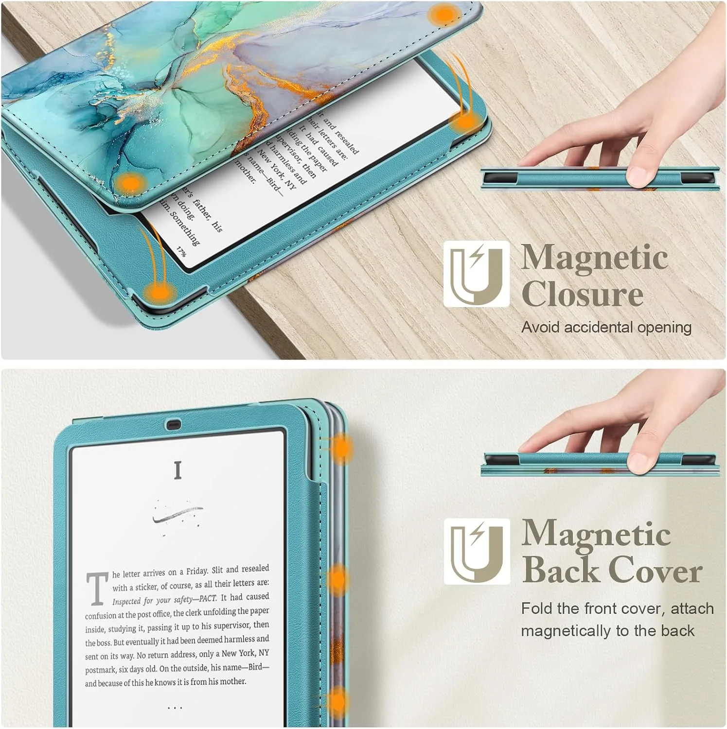 Fintie Case for 7"/6.8" Kindle Paperwhite 12th/11th Gen & Kindle Colorsoft