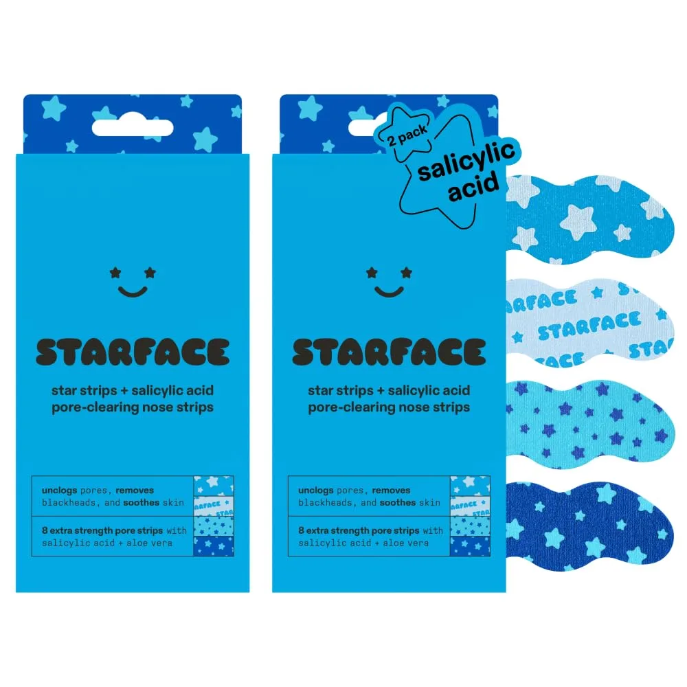 Tiras para poros Starface Star Strips Blue Nose Extra Strength 16 unidades