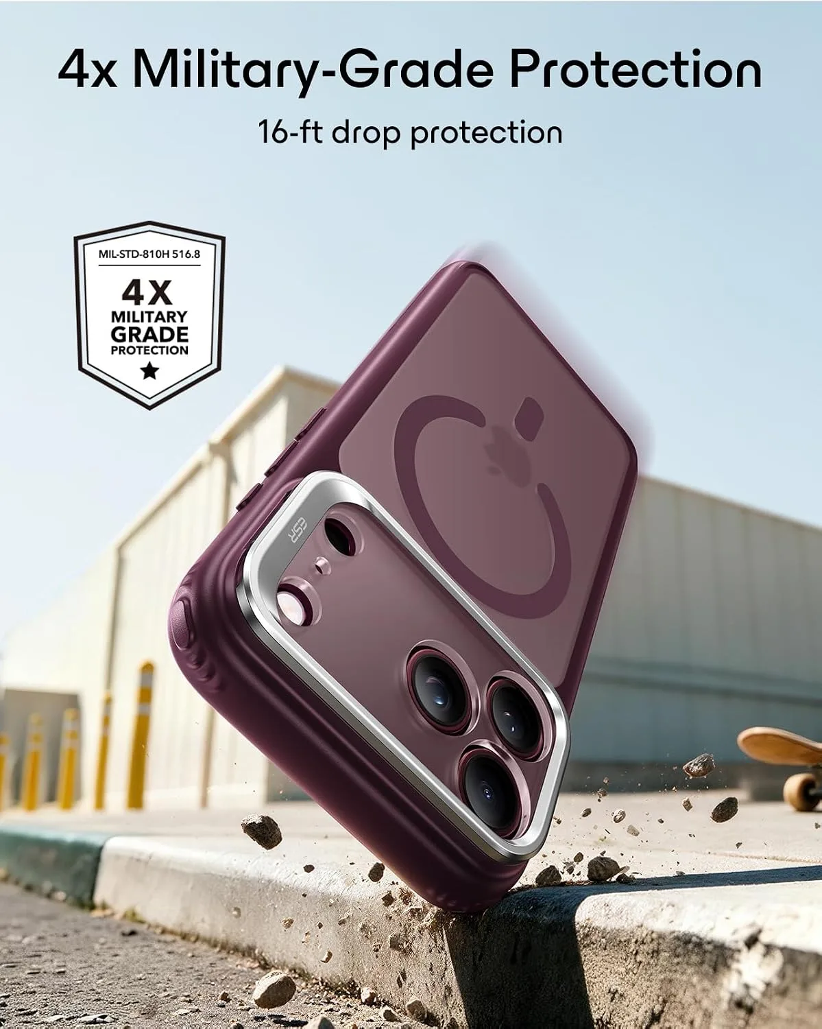 ESR Classic Hybrid for iPhone 18 Pro Max/17 Pro Max Case with Flex Stand