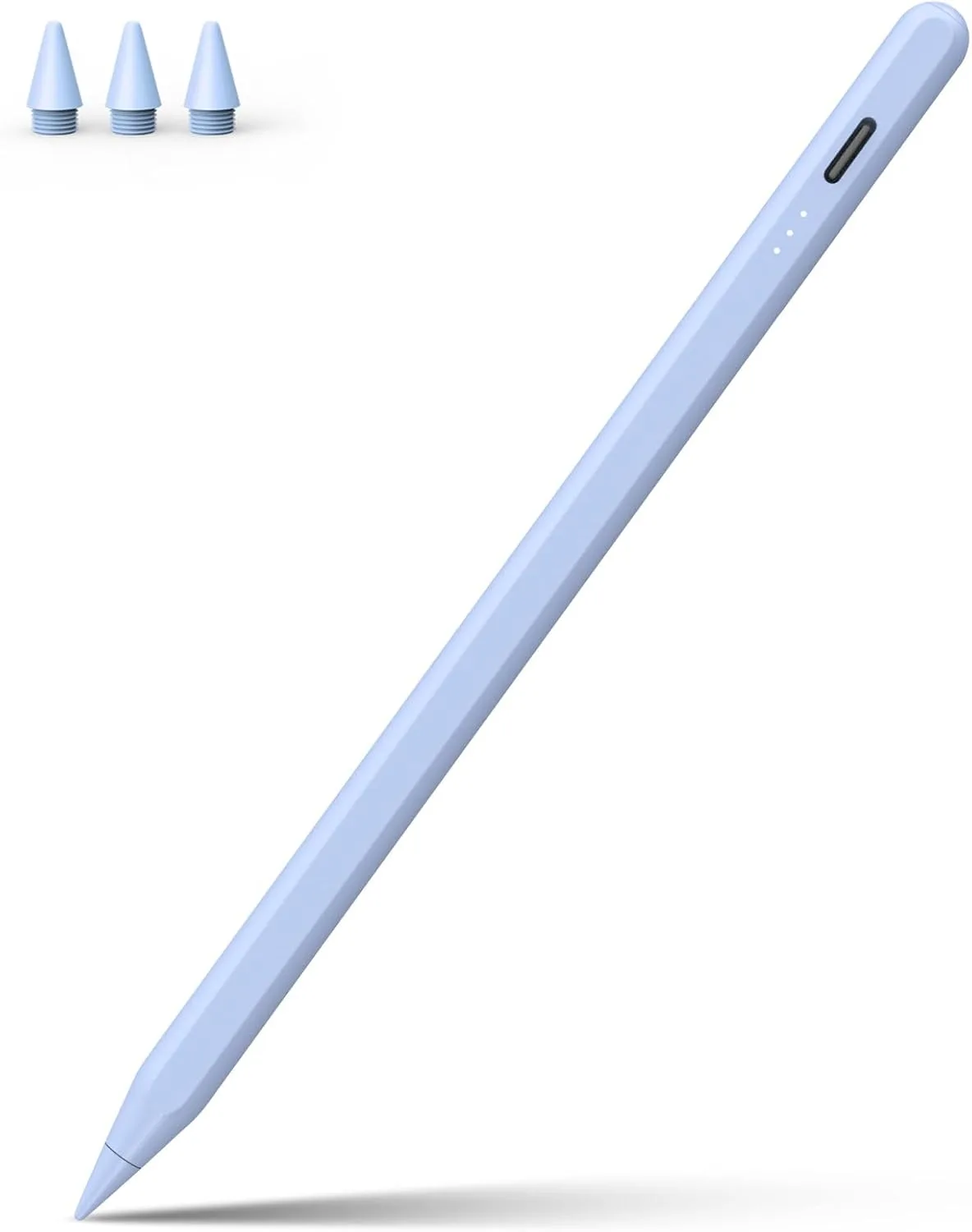 Stylus Pen for iPad, 13 mins Fast Charging for Apple iPad Pencil with Palm Rejection, Compatible with 2018-2025 iPad Air 3/4/5, iPad mini 5/6, iPad 6/7/8/9/10, iPad Pro 11", iPad Pro 12.9" (Blue)