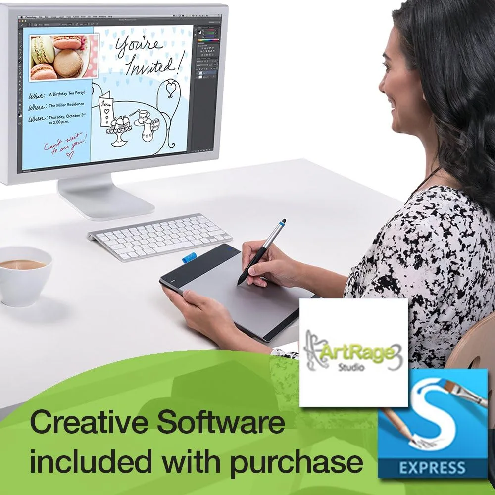 Wacom Intuos Pen and Touch Medium Tablet (CTH680)