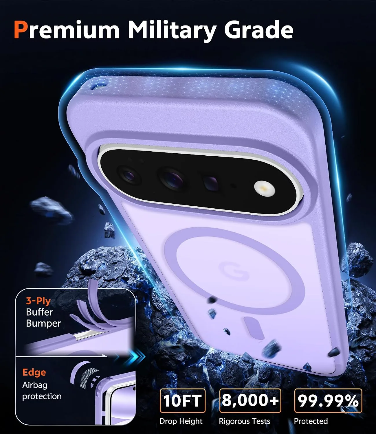 FNTCASE for Google Pixel 11-Pro Case: Pixel 11 Case Compatible with Magsafe