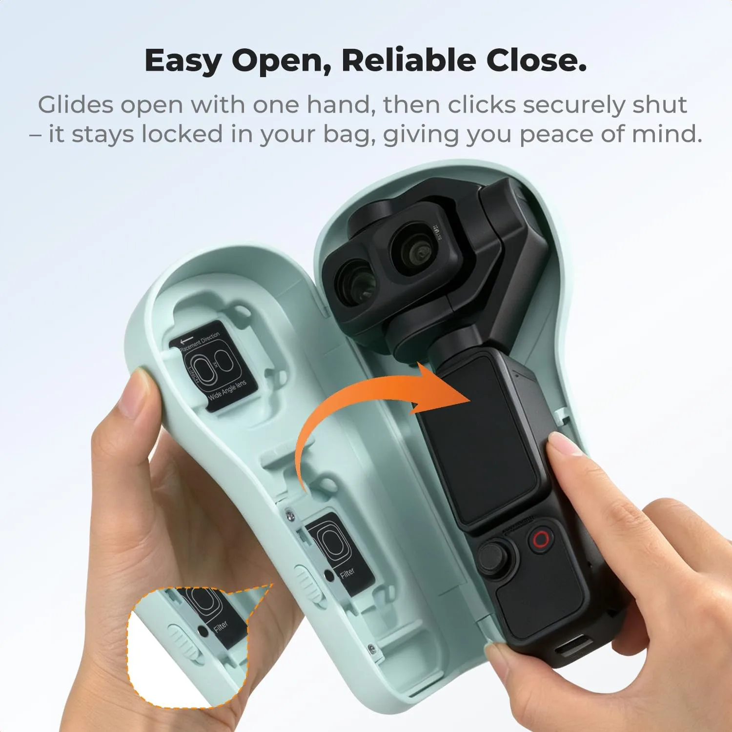 K&F CONCEPT Protective Case Compatible with DJI Osmo Pocket 4P