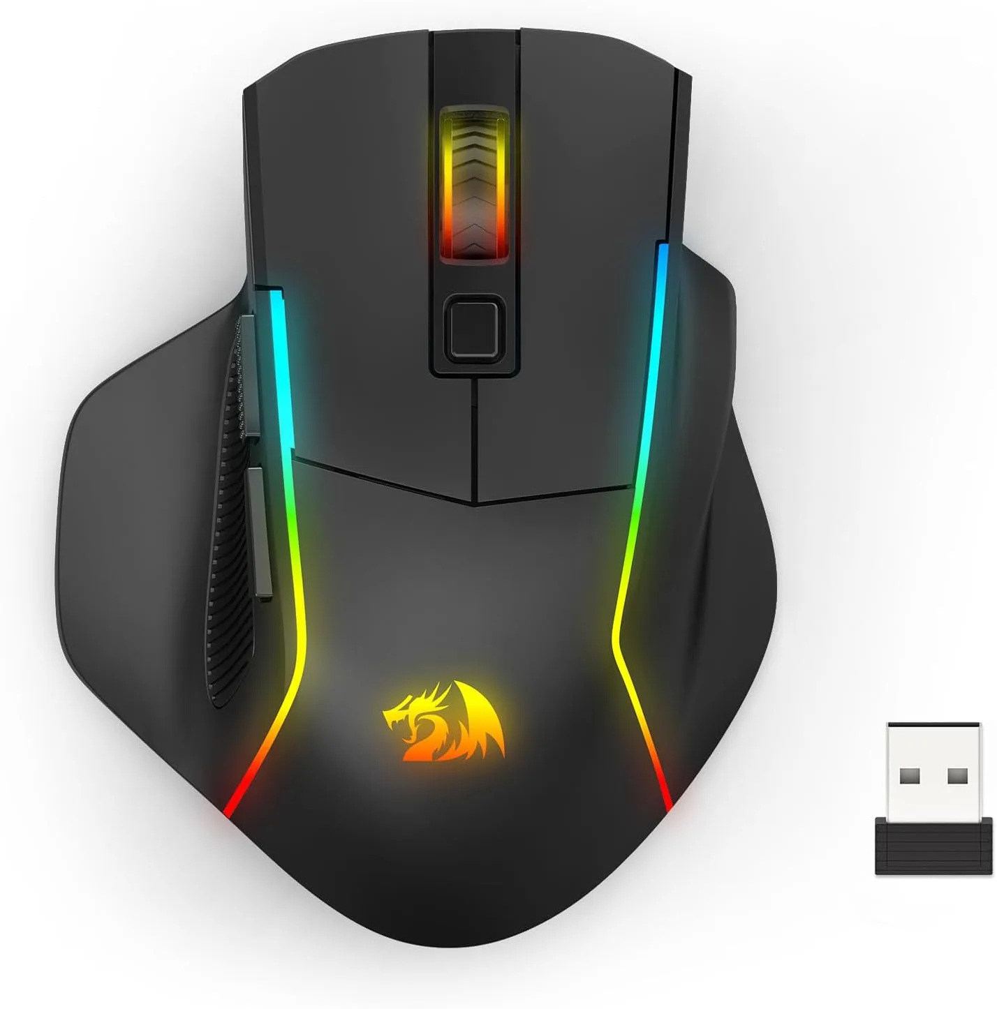 Mouse Gamer Redragon M729 Wireless Bluetooth 24000DPI con Software Pro