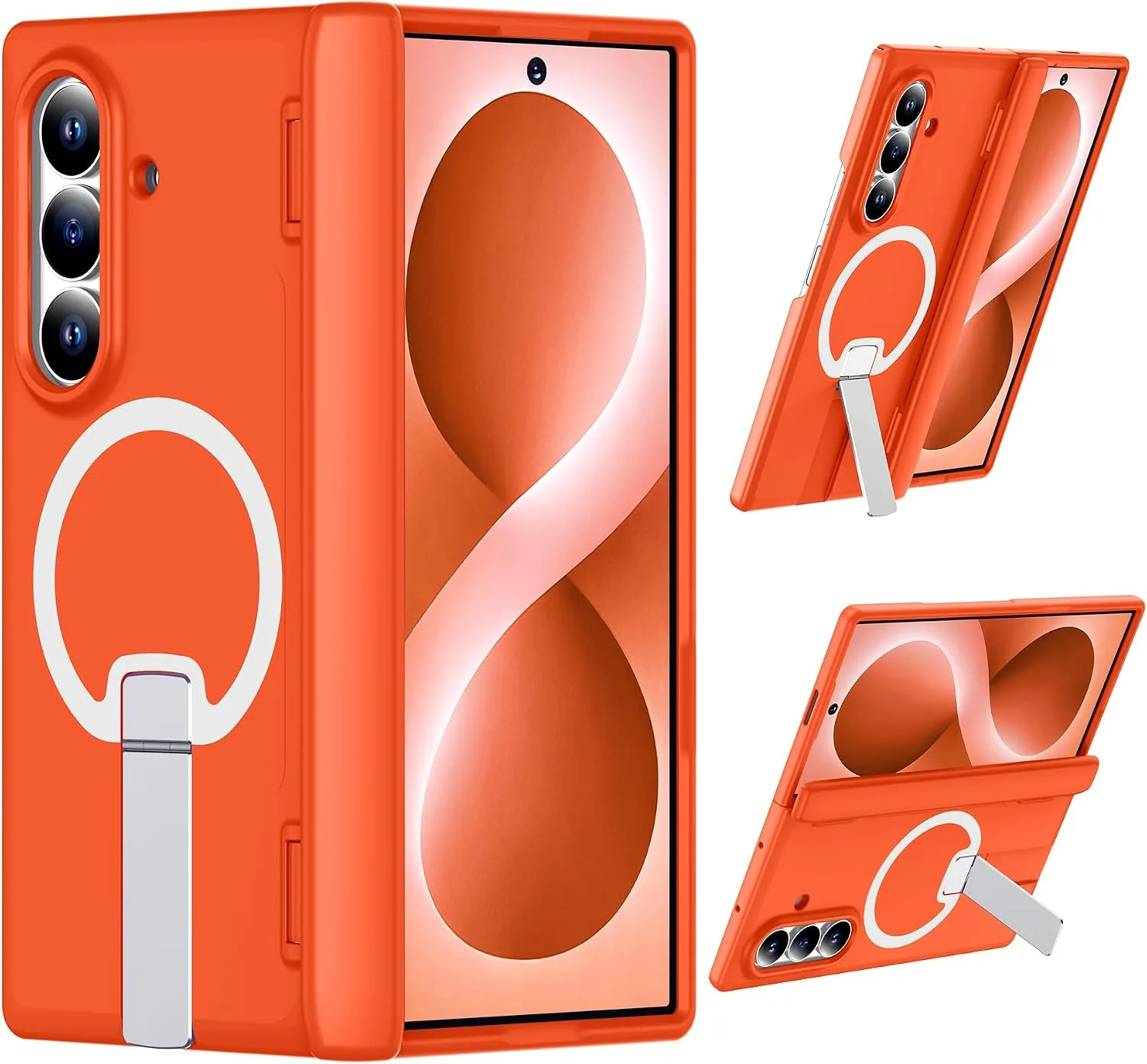 For Samsung Galaxy Z Fold 8 Ultra Case with Kickstand & Screen Protector