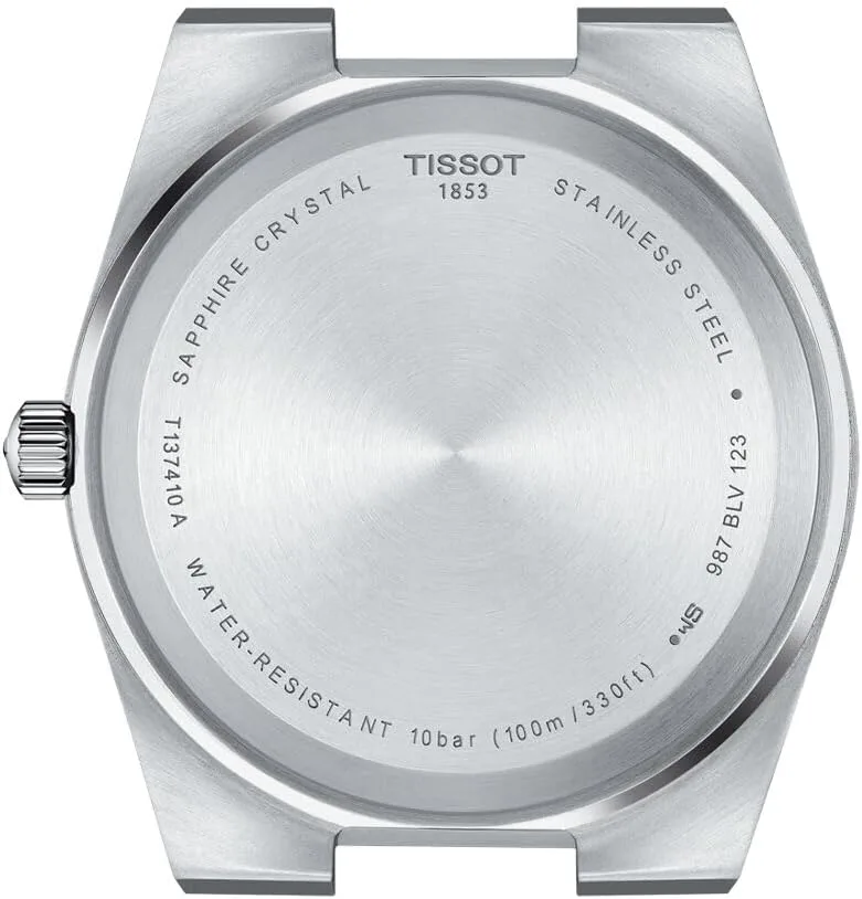 Tissot mens PRX 316L stainless steel case Dress Watch Grey T1374101105100