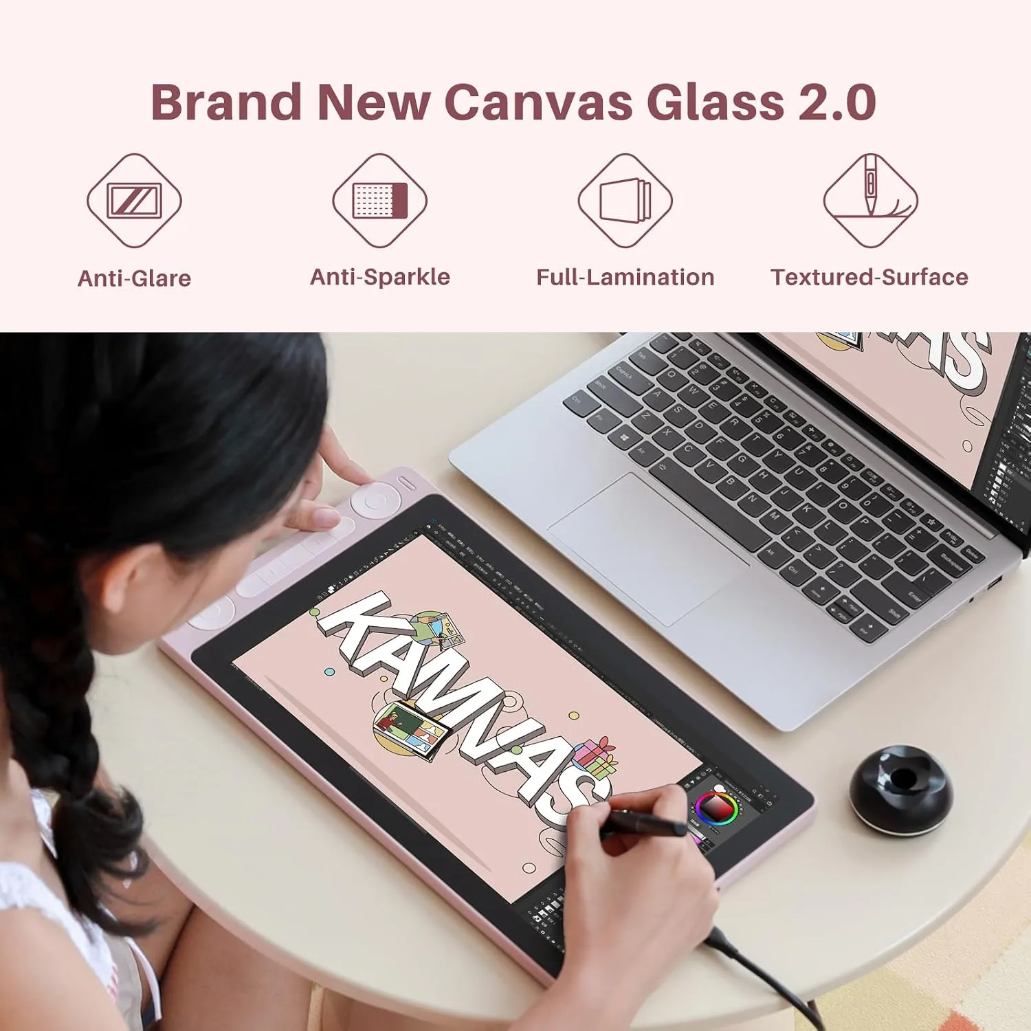 HUION Kamvas 13 (Gen 3) Drawing Tablet with Screen PenTech 4.0 16K Pressure