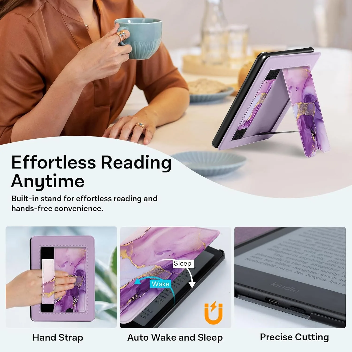 CoBak Case for 7" Kindle Paperwhite 12th Gen 2024 and Kindle Colorsoft