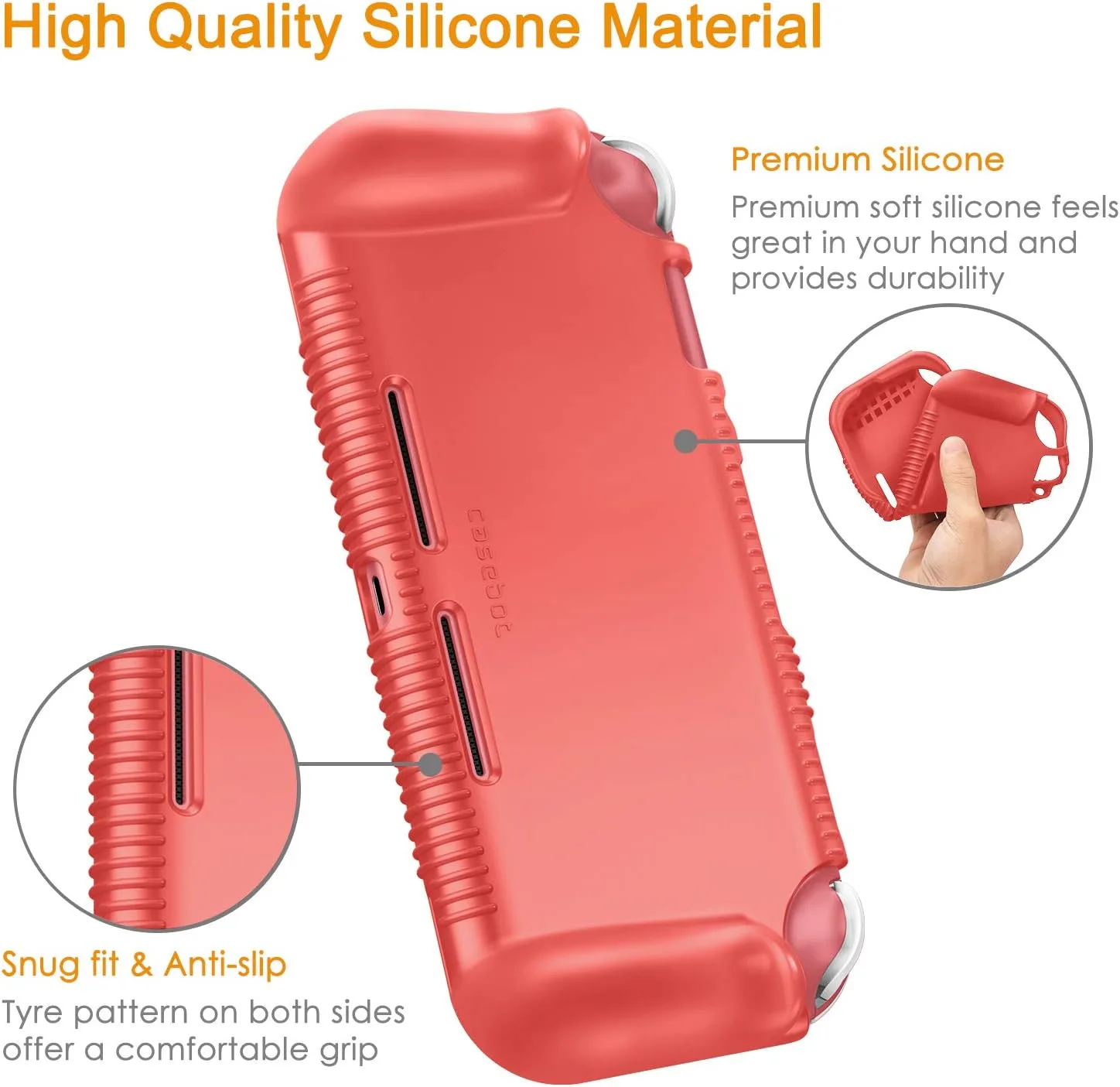 FINTIE Soft Silicone Protective Case for Nintendo Switch Lite 2019