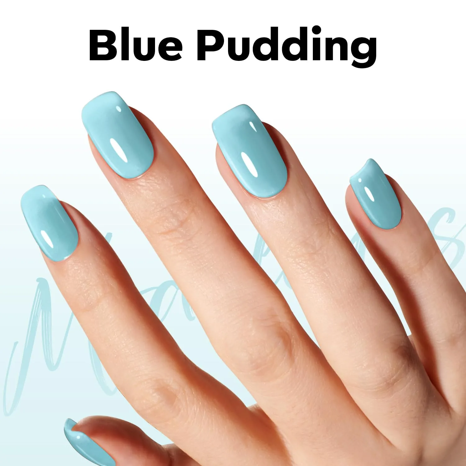 modelones Gel Nail Polish Jelly Baby Blue Rosy Translucent Gel Polish