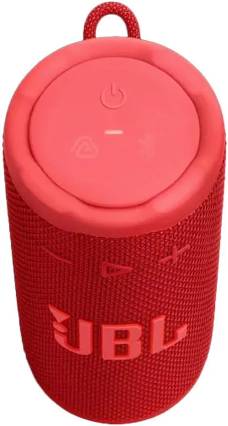 JBL Grip Compact Portable Bluetooth Speaker Bundle with gSport Case (Red)