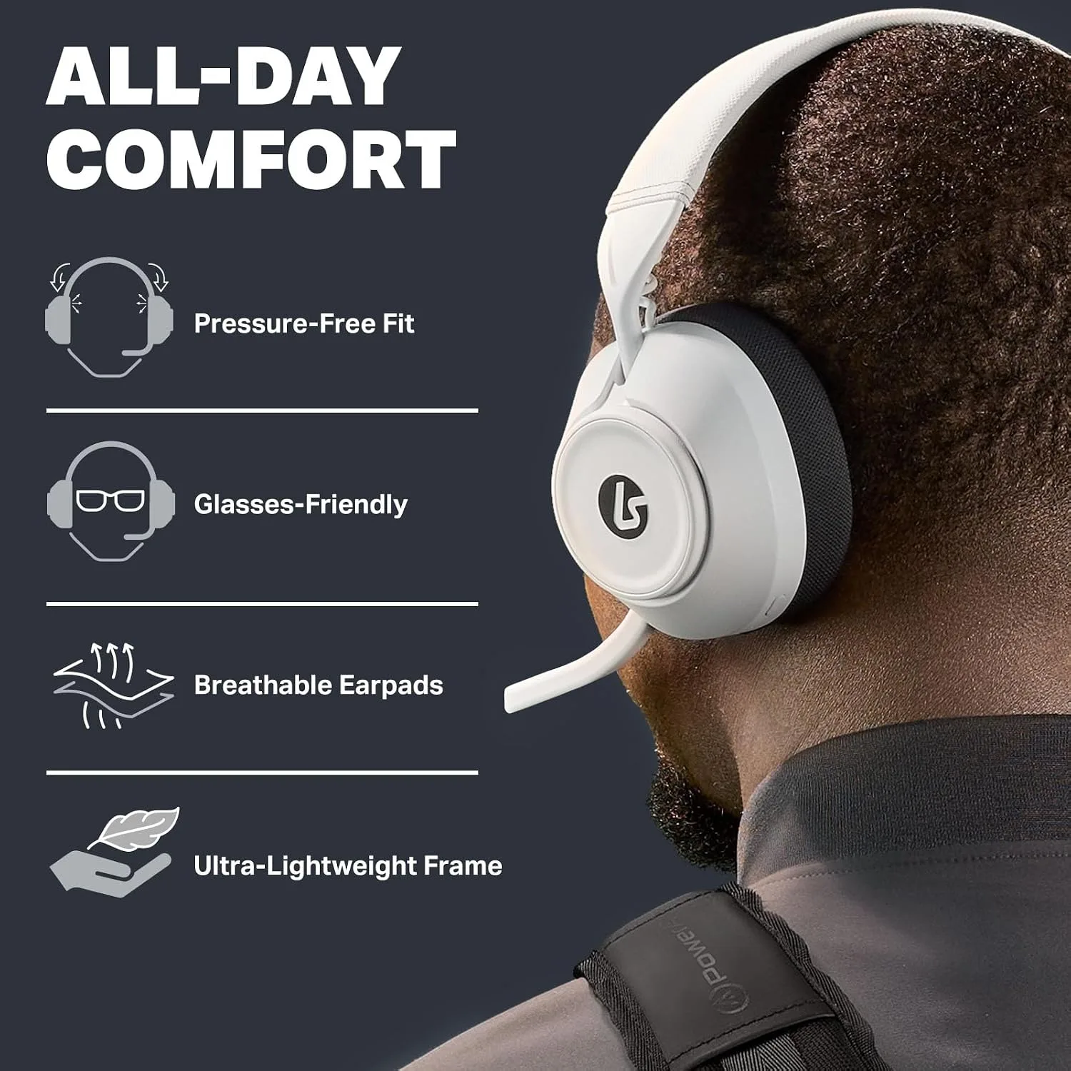 PowerA LucidSound LS500P Wireless Gaming Headset for PlayStation - White