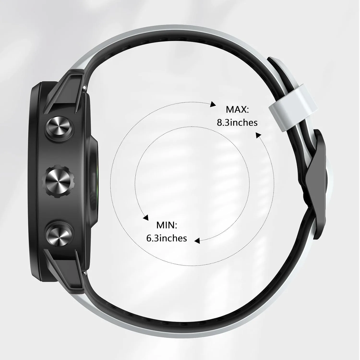 Compatible with Coros Pace 2/Apex 42mm/Apex 2 Watch Bands, 20mm Quick Release Watch Band Sport Silicone Watch Strap Breathable Wristband for Women Men