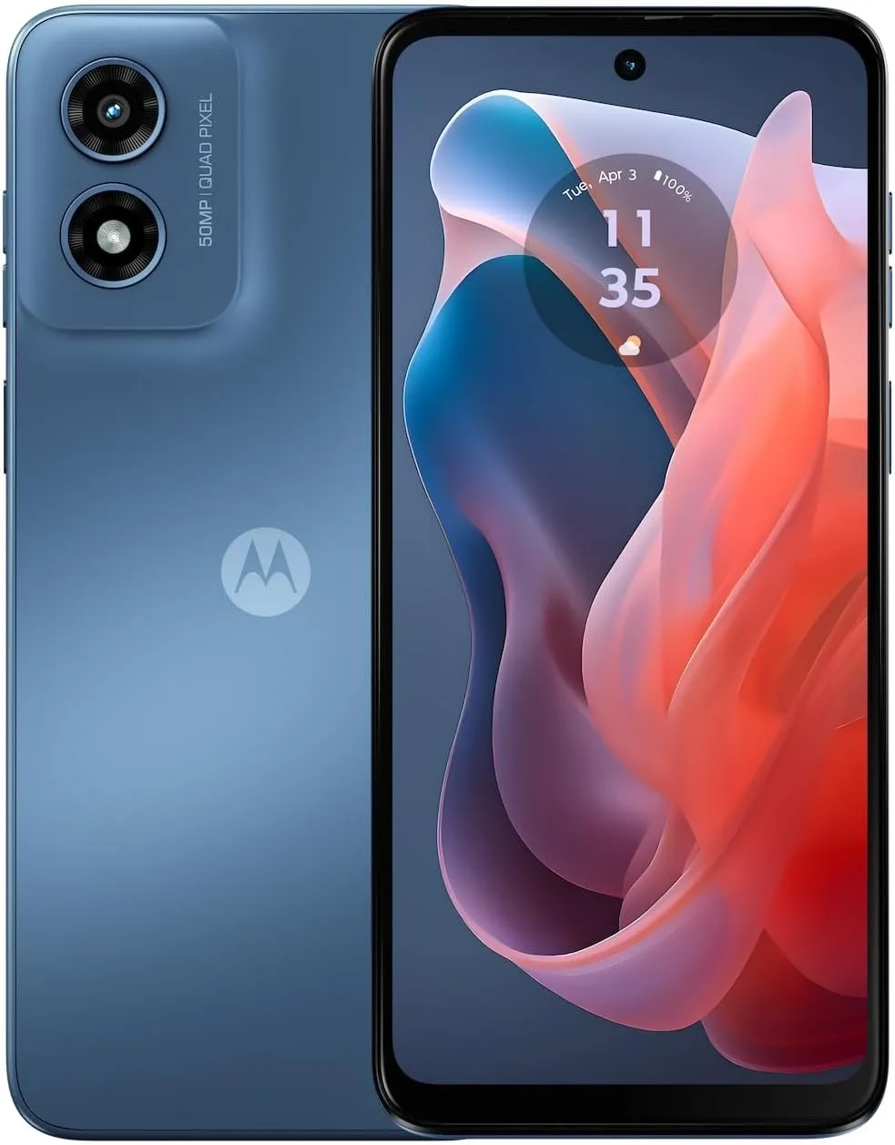 Motorola Moto G Power - 2025 Unlocked 8/128GB 50MP Camera Leaf Green + Moto Tag 2 (1-Pack) Bundle
