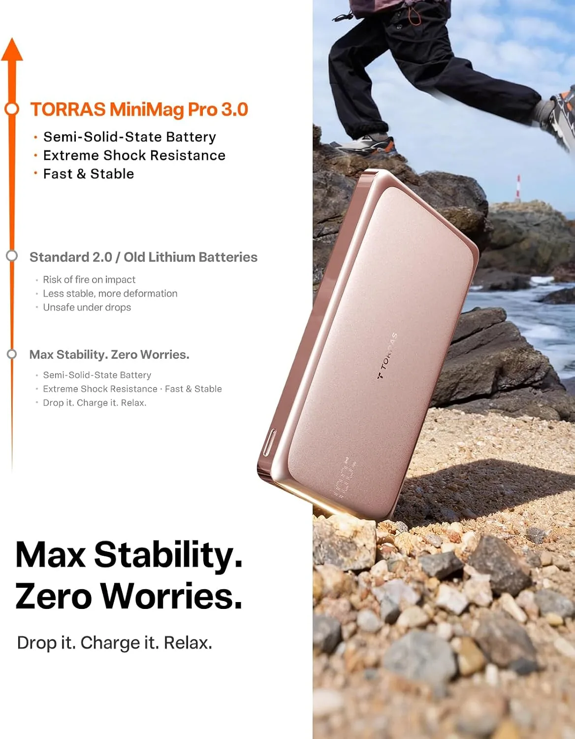 TORRAS MiniMag Pro iPhone 18 Pro Max Portable Charger Power Bank, 10000mAh