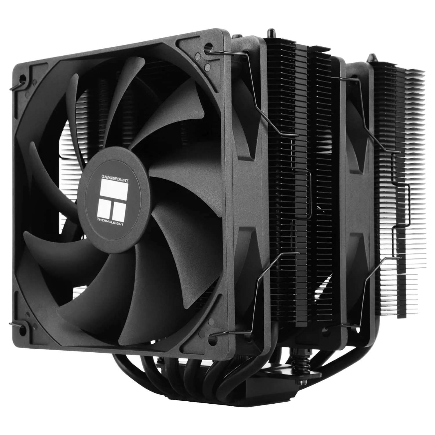 Thermalright Peerless Assassin 120 SE Black CPU Air Cooler, 6 Heat Pipes Heatsink Dual Towers Cooler, with Dual PWM Fans, 1550RPM Speed, Desktop CPU Cooler for Intel 1700/1851/1150/1151/1200;AM4 AM5